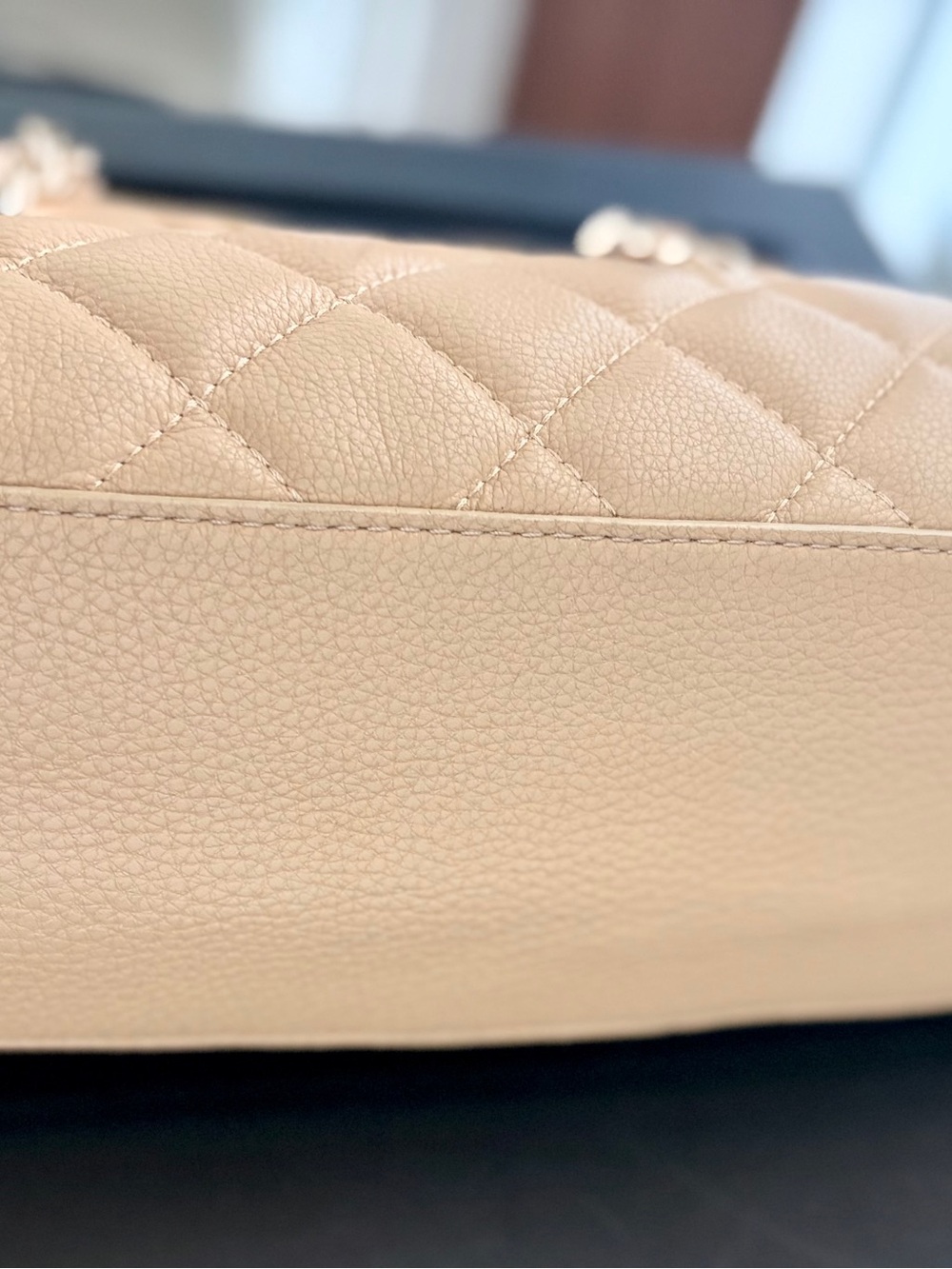 kate spade Quilted Leather Shoulder Bag - Nude- Used - Picture 10 of 10